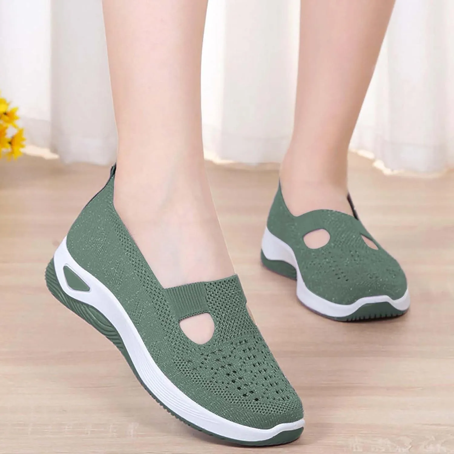 Women's Woven Orthopedic Breathable Soft Shoes Womens Tennis Shoes Lether Casual Shoes for Fall Fashion Sneakers 2025 Waterproof Tennis Shoe Trainers Shoe