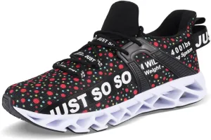 WONESION Mens Breathable Walking Tennis Running Shoes Blade Fashion Sneakers