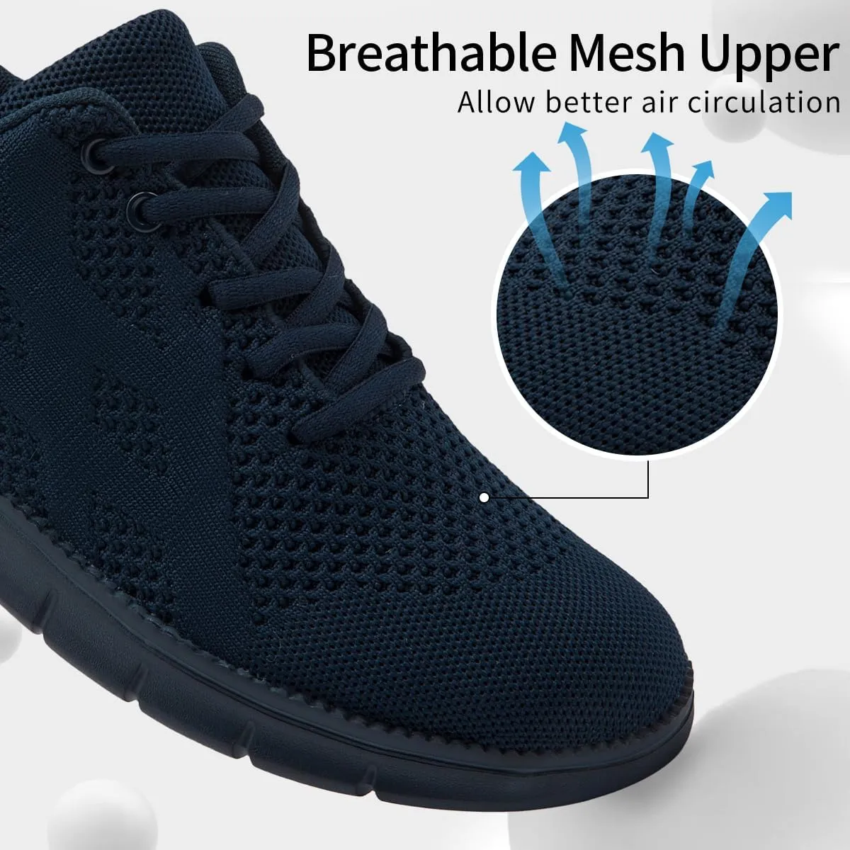 WYGRQBN Mens Walking Shoes Lightweight Breathable Slip On Running Shoes Gym Workout Tennis Fashion Sneakers