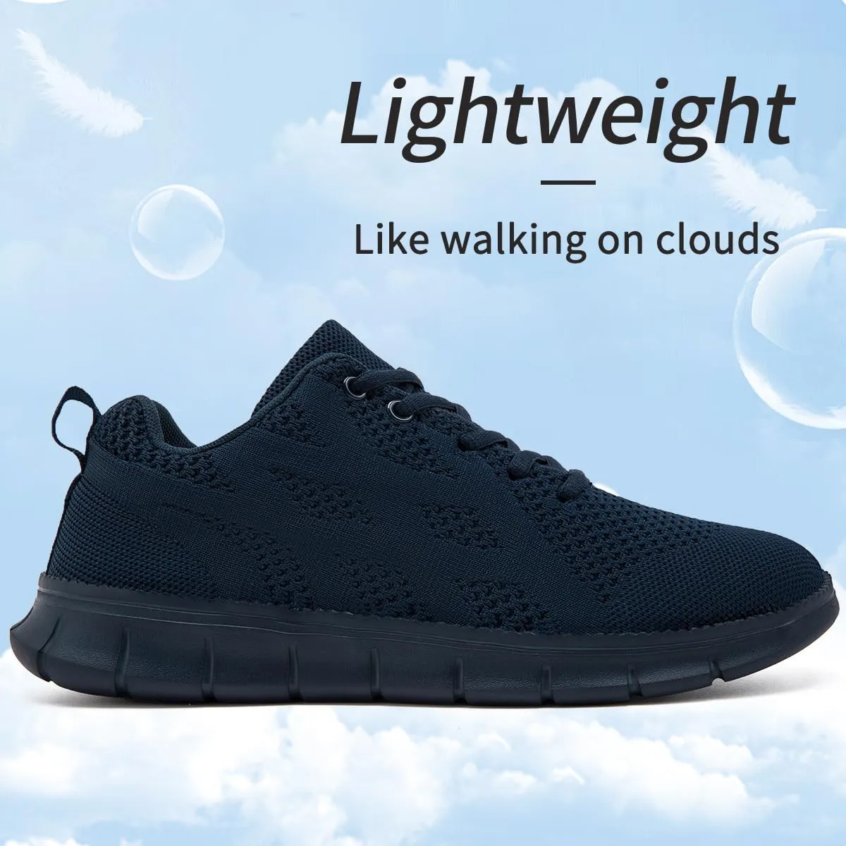 WYGRQBN Mens Walking Shoes Lightweight Breathable Slip On Running Shoes Gym Workout Tennis Fashion Sneakers