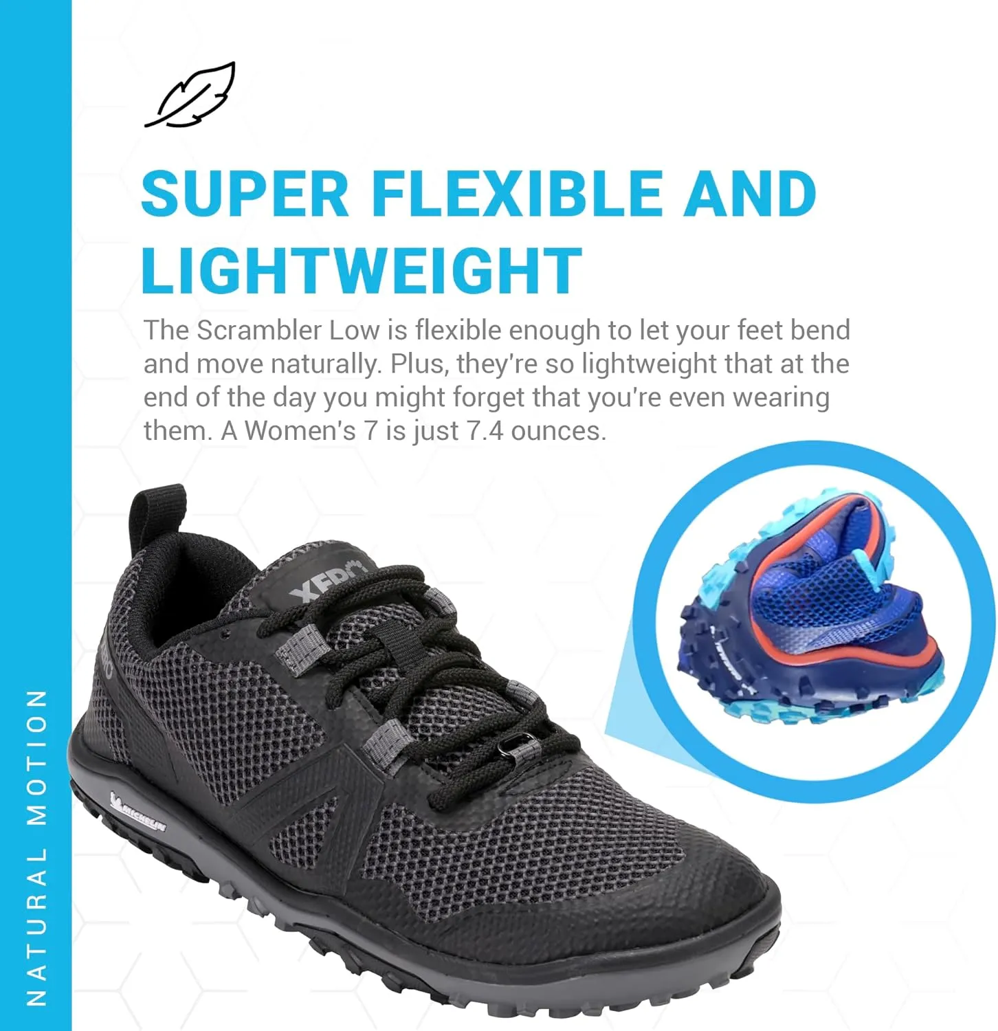 Xero Shoes Women's Scrambler Low Barefoot Trail Run Shoe