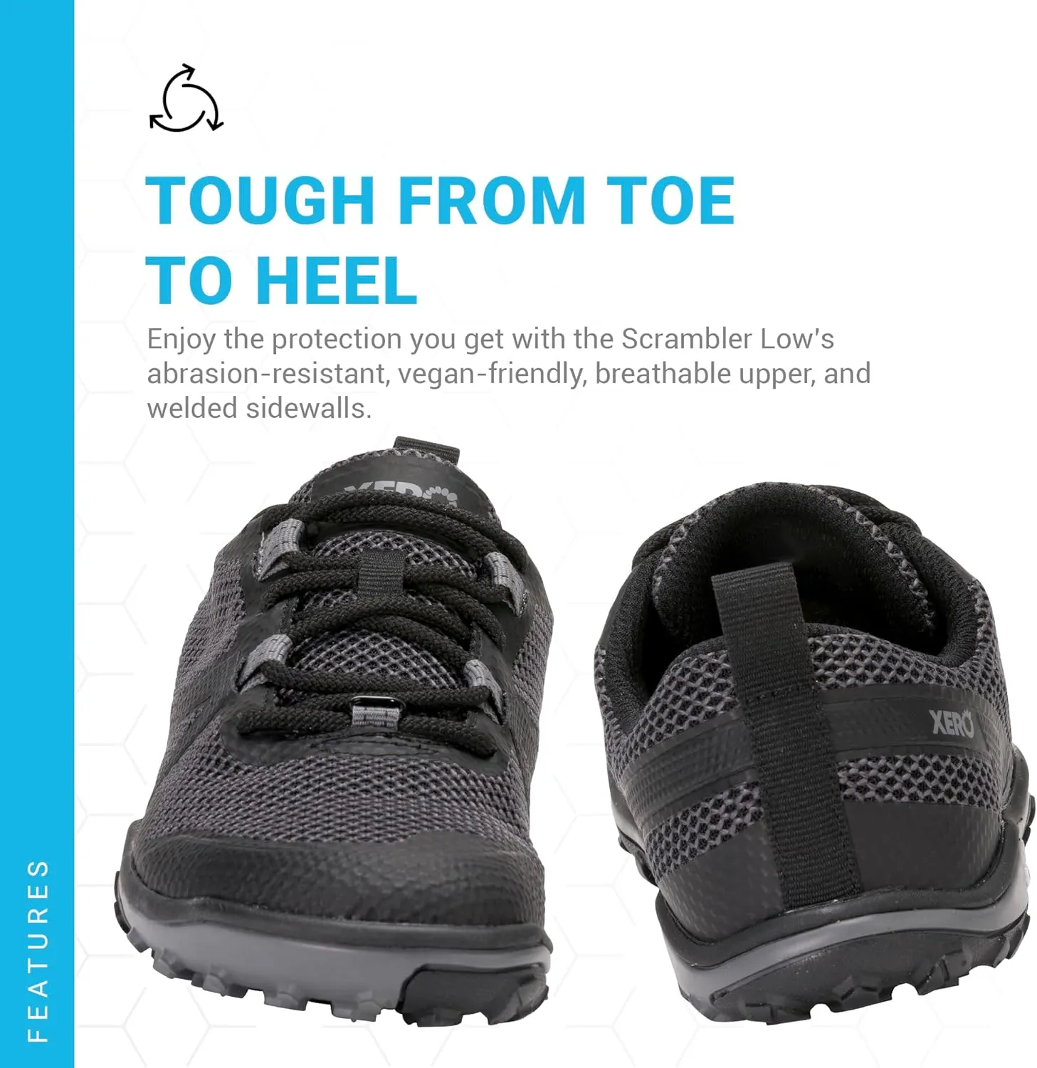 Xero Shoes Women's Scrambler Low Barefoot Trail Run Shoe