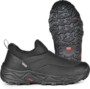 XPETI Winter Snow Casual Slip-on Loafers for Men Cocoon moc Waterproof Jungle Hiking Shoe,Easy Wear on/Off