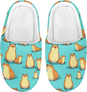 Xpyiqun House Slippers Kids Slip On Shoes Size 9-14.5 Warm Cozy Boys Girls Home Slippers Bedroom Shoes