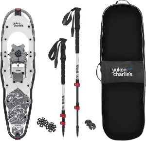 Yukon Charlie's Advanced Spin Snowshoes - Snowshoes for Men & Women - Multiple Models & Sizes