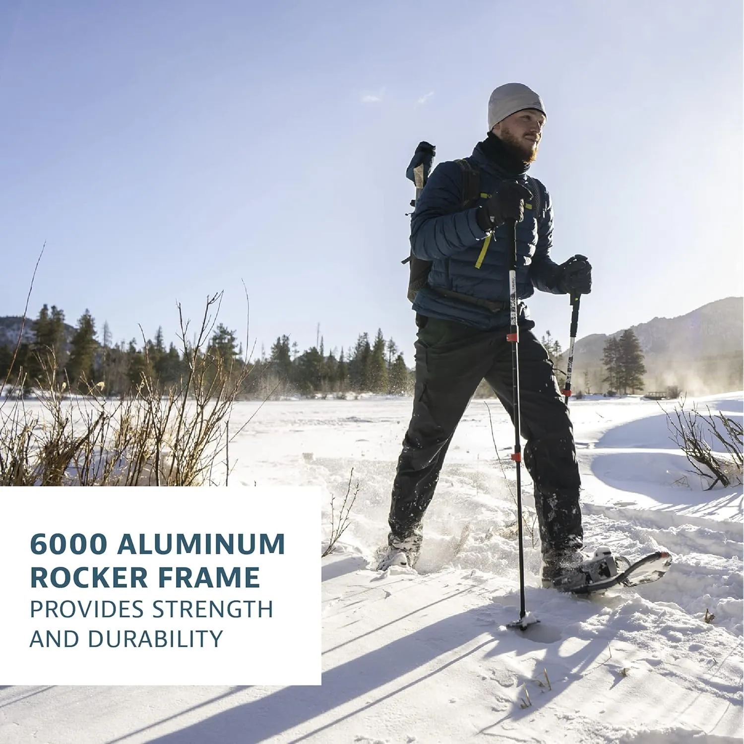 Yukon Charlie's Advanced Spin Snowshoes - Snowshoes for Men & Women - Multiple Models & Sizes