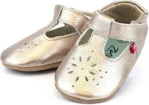 Zutano Easy On Leather Mary Jane Baby Shoes, Anti-Slip and Soft Sole